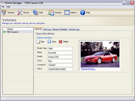 Vehicle Manager Fleet Network Edition screenshot