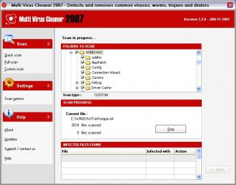 Multi Virus Cleaner Screenshot