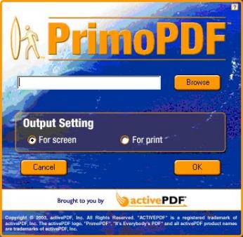 PrimoPDF Screenshot