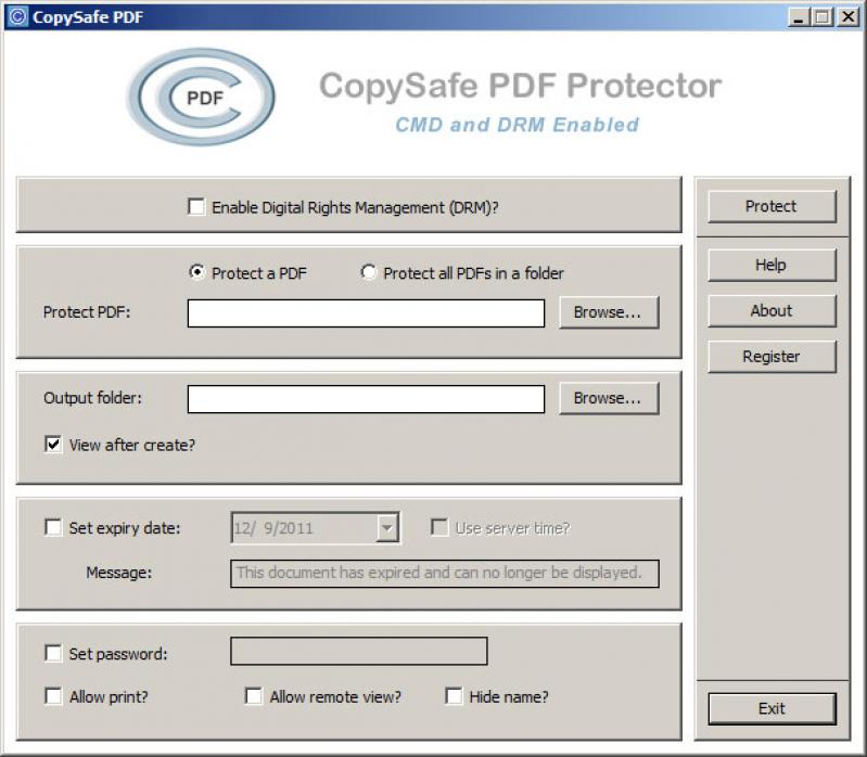 CopySafe PDF Reader screenshot