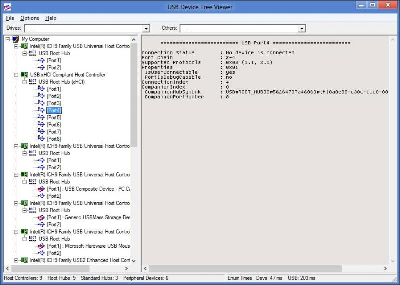 USB Device Tree Viewer screenshot