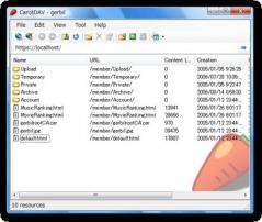 CarotDAV Screenshot