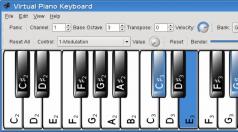 Virtual MIDI Piano Keyboard Screenshot