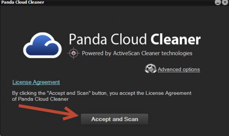 Panda Cloud Cleaner screenshot