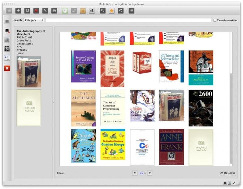 BiblioteQ screenshot