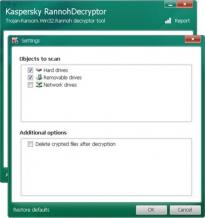 Kaspersky RannohDecryptor Screenshot