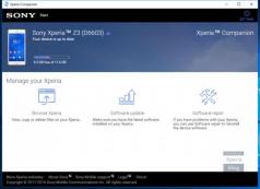 Sony Xperia Companion Screenshot