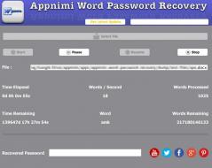 Appnimi Word Password Recovery Screenshot