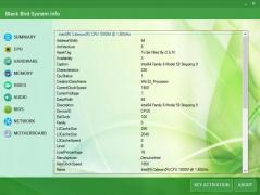 Black Bird System Info Screenshot