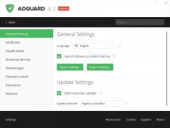 Adguard Web Filter Screenshot