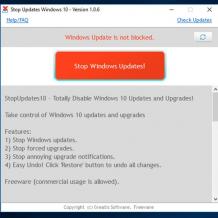 StopUpdates10 Screenshot