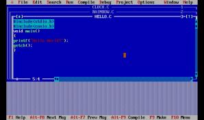 TurboC++ for Windows Screenshot
