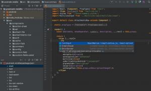 WebStorm Screenshot