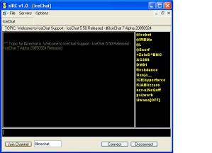 IceChat Screenshot