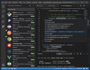 Visual Studio Code Screenshot