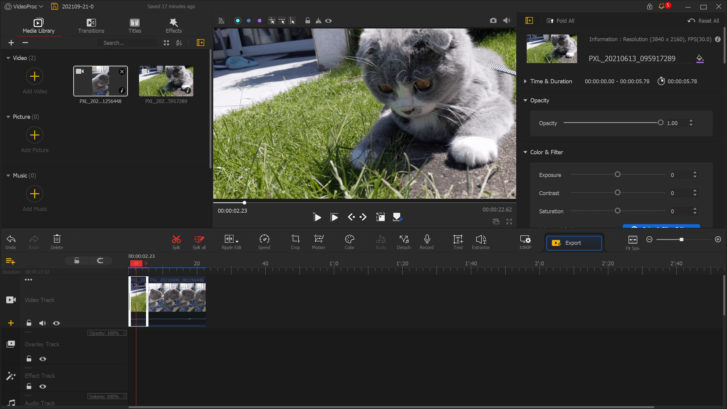 VideoProc Vlogger screenshot