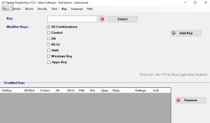 Simple Disable Key Screenshot