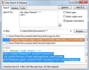 Aba Search &amp; Replace Screenshot