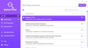 MyKeyFinder Screenshot