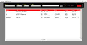 Video Games Database Screenshot