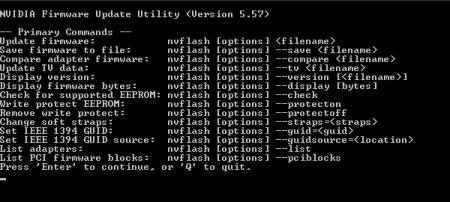 nVFlash Screenshot