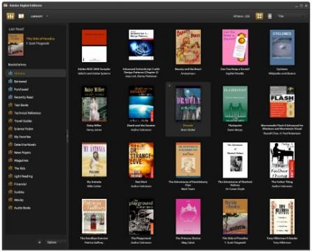 Adobe Digital Editions Screenshot