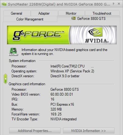 Nvidia GeForce Graphic Drivers / Windows 7/8 64-bit Screenshot