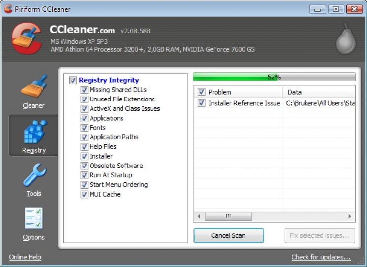 CCleaner Portable screenshot