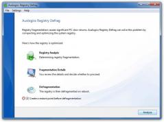 Auslogics Registry Defrag Screenshot