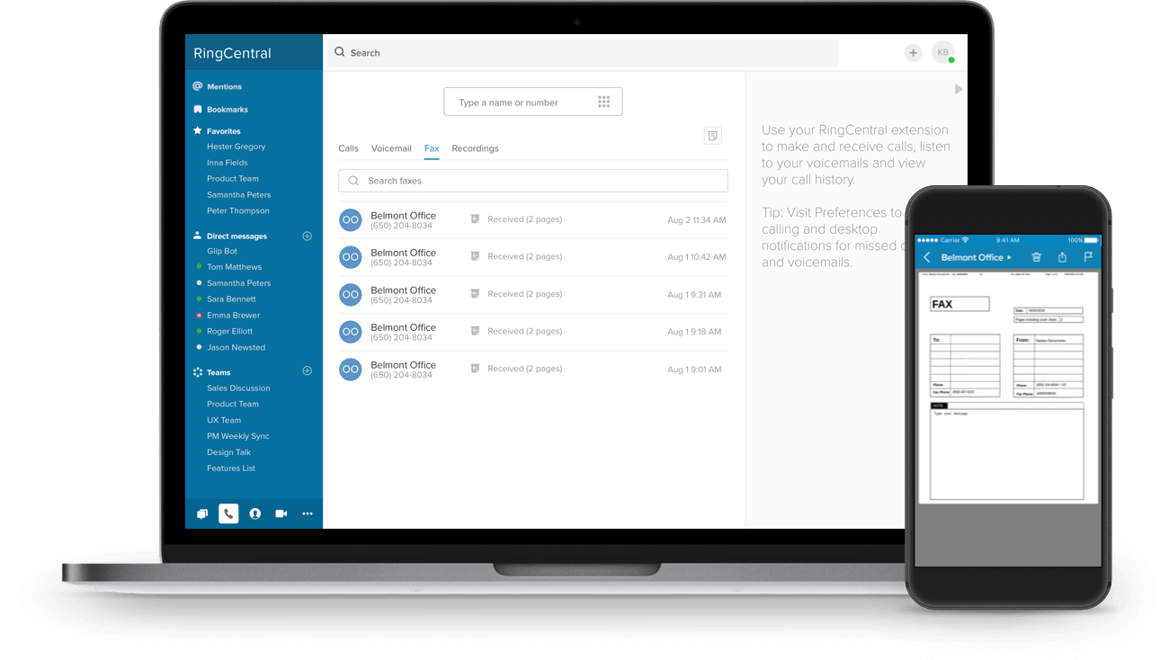 Email to Fax | RingCentral