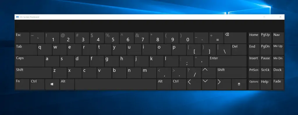 On-Screen Keyboard