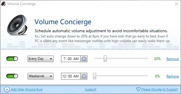 Volume Concierge